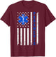 Cool Paramedic Women EMT EMS Medic US Flag Medical T-Shirt - T-Shirt | Maroon