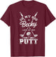Golf Vintage Oh My God Becky Look At Her Putt T-Shirt - T-Shirt | Maroon