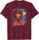 Teen Wolf Moon Wolf T-Shirt - T-Shirt | Maroon