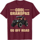 Cool SxS Design For Grandpa Men Off Road Ride UTV SxS Riding T-Shirt - T-Shirt | Maroon