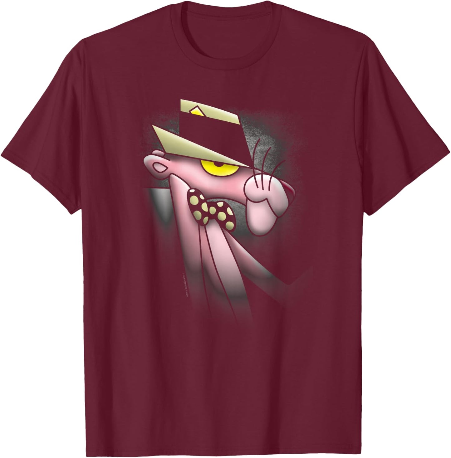 Pink Panther Smooth Panther T-Shirt - T-Shirt | Maroon