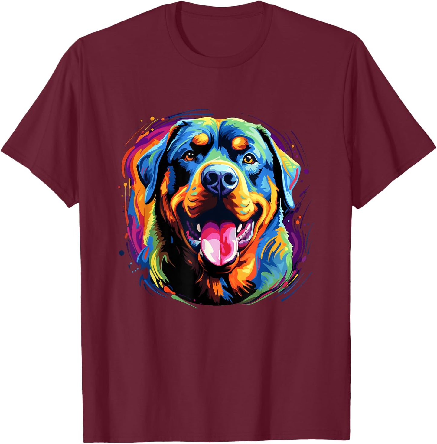 Rottweiler Dog Rottie Men Women Kids T-Shirt - T-Shirt | Maroon