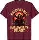 Dracula Halloween Scary Trick Or Treat Spooky Vampire T-Shirt - T-Shirt | Maroon