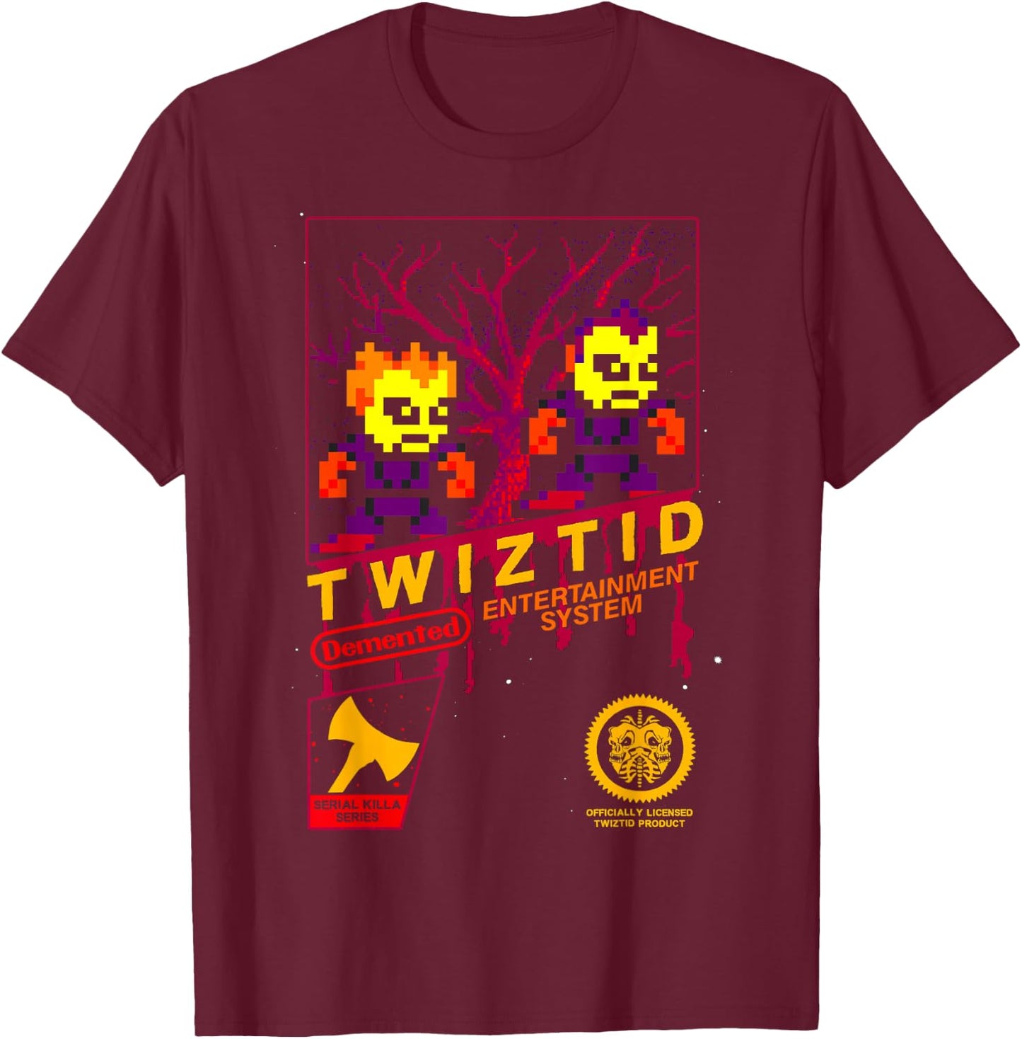 Twiztid - DEP T-Shirt - T-Shirt | Maroon