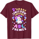 First Day of 2nd Grade, Back To School, Girl, Unicorn, ABC T-Shirt - T-Shirt | Maroon