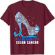 Colon Cancer Awareness Women T-Shirt - T-Shirt | Maroon