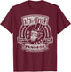 Smoking Monkey Bar Funny Beer Drinking Pub Retro Bangkok T-Shirt - T-Shirt | Maroon