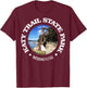 Vintage The Katy Trail State Park USA Missouri Retro Cycling T-Shirt - T-Shirt | Maroon