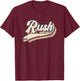 Rush Surname Vintage Retro Gift Men Women Boy Girl T-Shirt - T-Shirt | Maroon