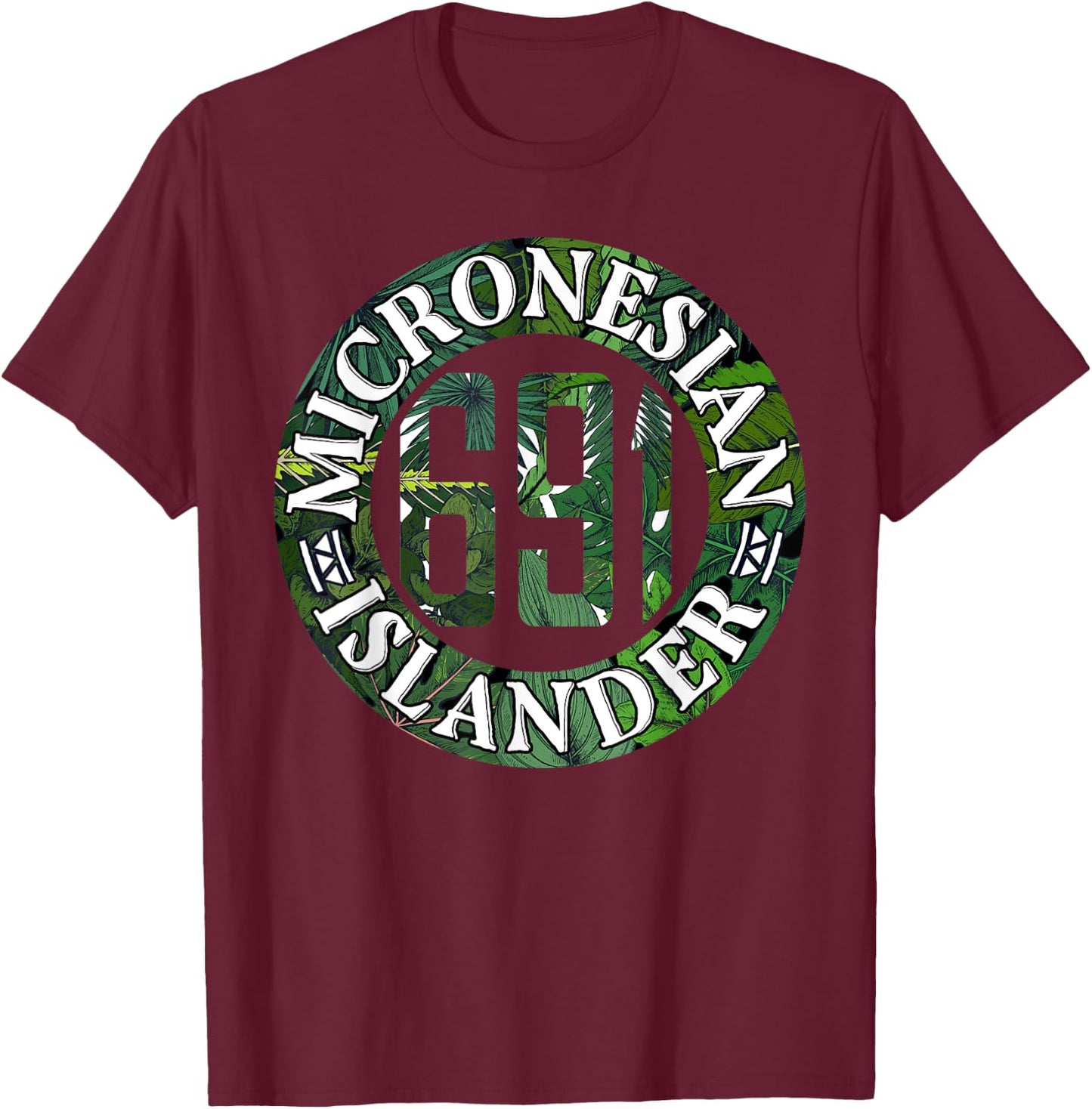 Nesian Heritage Micronesia 691 Pohnpei Chuuk Kosrae Yap - Women's Black Small Classic Fit Short Sleeve T-Shirt - T-Shirt | Maroon