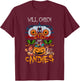 Optometrist Will Check Eyes Candies Halloween Party Doctor T-Shirt - T-Shirt | Maroon