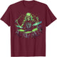 Skeleton Drummer Guy Rock And Roll Band Rock On Drum Kit T-Shirt - T-Shirt | Maroon