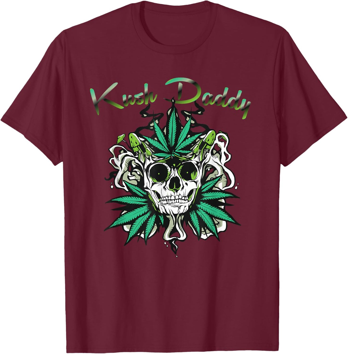 Kush Papa LOVE T-Shirt - T-Shirt | Maroon