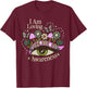I Am Loving Awareness, Ram Dass Mantra, Mandala T-Shirt - T-Shirt | Maroon