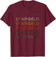 Love Heart D'Angelo Grunge Vintage Style Black D'Angelo T-Shirt - T-Shirt | Maroon