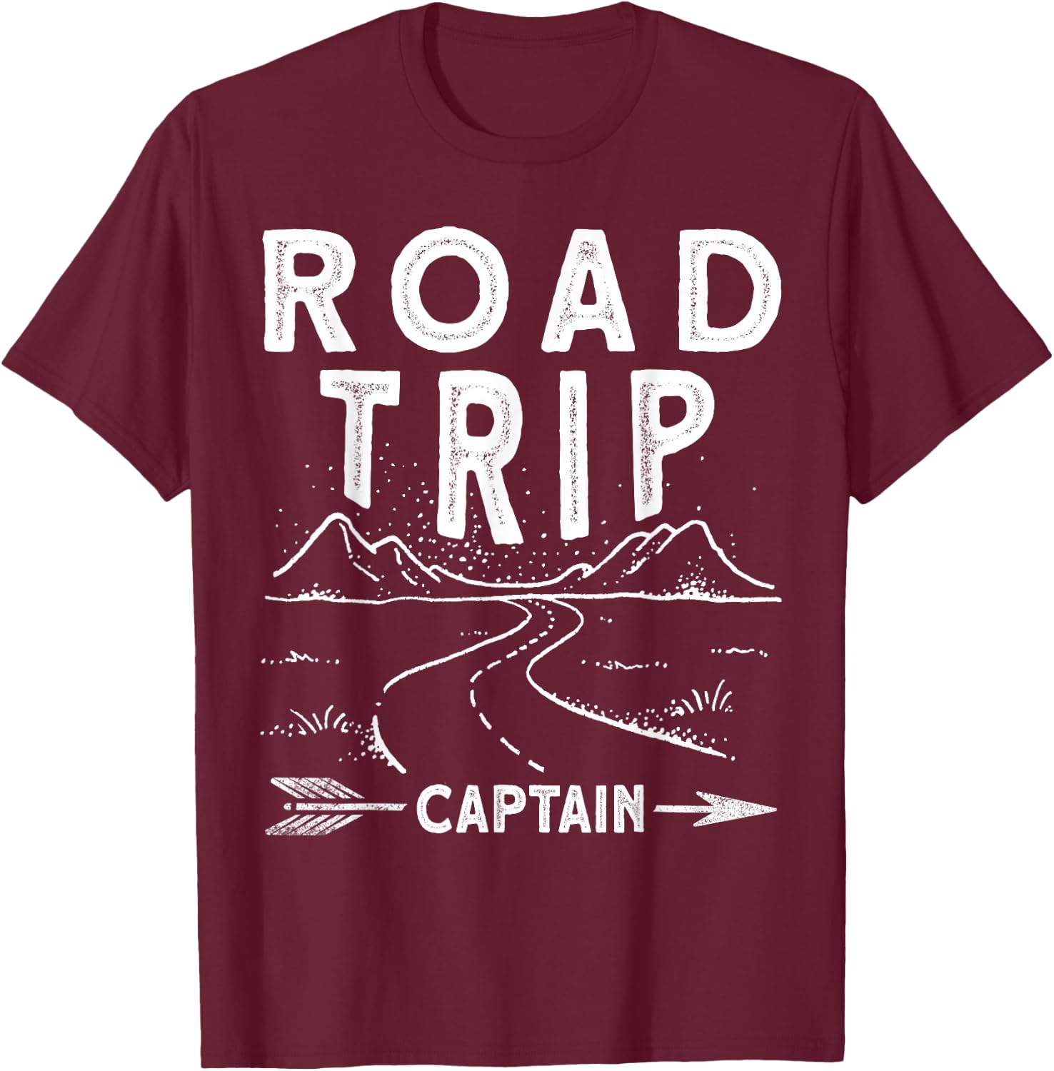 Road Trip Captain Road Trip T-Shirt - T-Shirt | Maroon