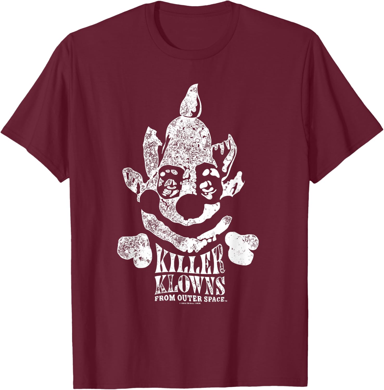 Killer Klowns From Outer Space Kreepy T-Shirt - T-Shirt | Maroon