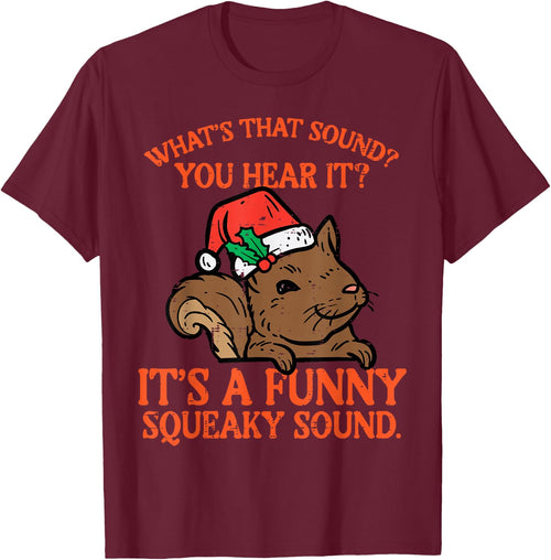 Christmas Squirrel Funny Squeaky Sound Xmas Kids Women Men
