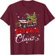 Nonna Claus Truck Santa Christmas Family Santa Men Women T-Shirt - T-Shirt | Maroon
