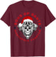 Funny Santa Motorcyle Biker Xmas Christmas 2025 T-Shirt - T-Shirt | Maroon