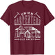 Union Strong Carpenters Builders Proud Laborer Build America T-Shirt - T-Shirt | Maroon