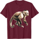 Capuchin Monkey T-Shirt - T-Shirt | Maroon