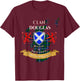 Douglas Scottish Family Clan Middle Ages Mischief T-Shirt - T-Shirt | Maroon