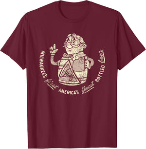 Blatz Beer Vintage Style - Pale America's Finest T-Shirt - T-Shirt | Maroon