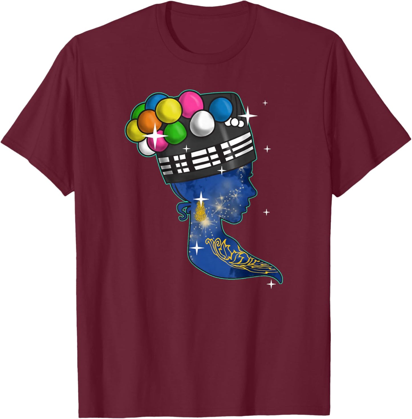 Hmong Miao Proud Traditional Girl Woman Hmoob Ethnic Sisters T-Shirt - T-Shirt | Maroon