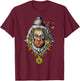 Hanuman Hindu God Hinduism Monkey Zen Yoga Spiritual T-Shirt - T-Shirt | Maroon