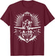 A-10 Thunderbolt II Warthog Cool Aircraft Pilot Helmet T-Shirt - T-Shirt | Maroon
