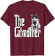 Cat Mom The Catmother Crazy Cat Mother Kitty Mommy T-Shirt - T-Shirt | Maroon
