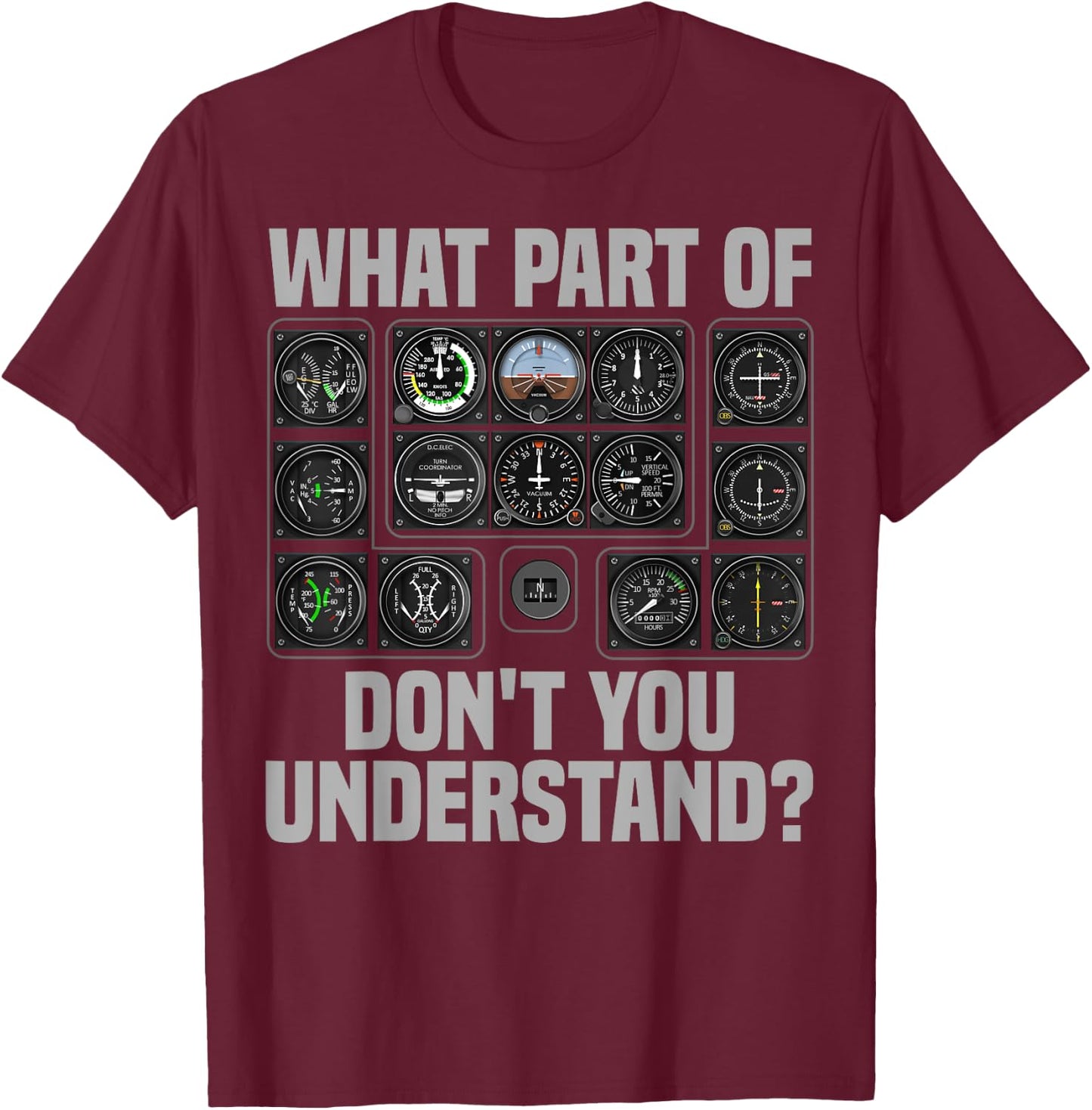 Funny Pilot Design Women Airplane Airline Pilot T-Shirt - T-Shirt | Maroon