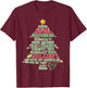 Christmas Funny When Santa Squeezes His Fat Down Chimney T-Shirt - T-Shirt | Maroon