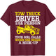 Funny Tow Truck Driver & Tow Operator Wrecker T-Shirt - T-Shirt | Maroon