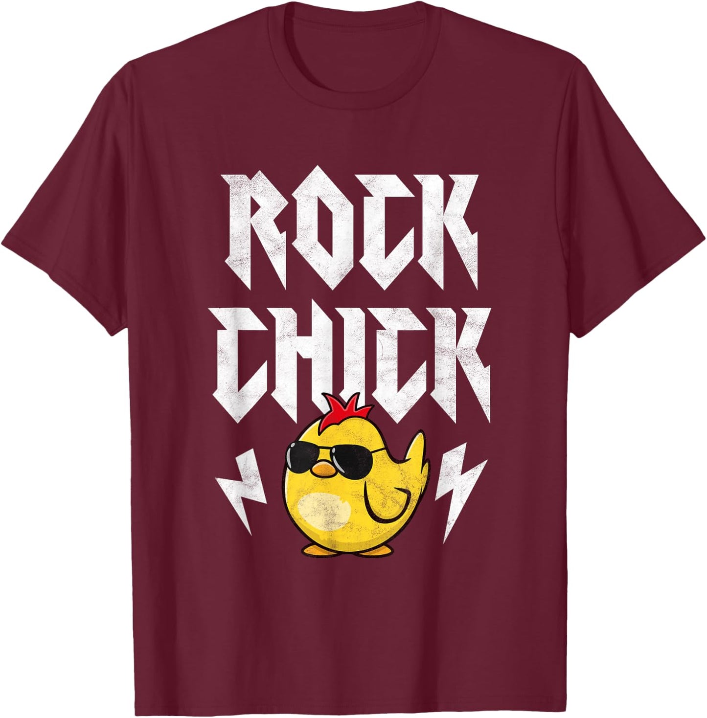 Rock Chick T-Shirt - T-Shirt | Maroon