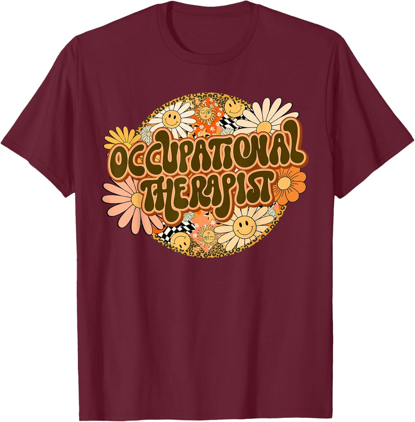 Certified Pediatric Occupational Therapist Assistant OTA T-Shirt - T-Shirt | Maroon