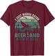 Drink Beer & Watch My Birds - Bird Watching Birdologist T-Shirt - T-Shirt | Maroon