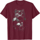 Cool Cat Football Season Funny Football Accessories Cat T-Shirt - T-Shirt | Maroon