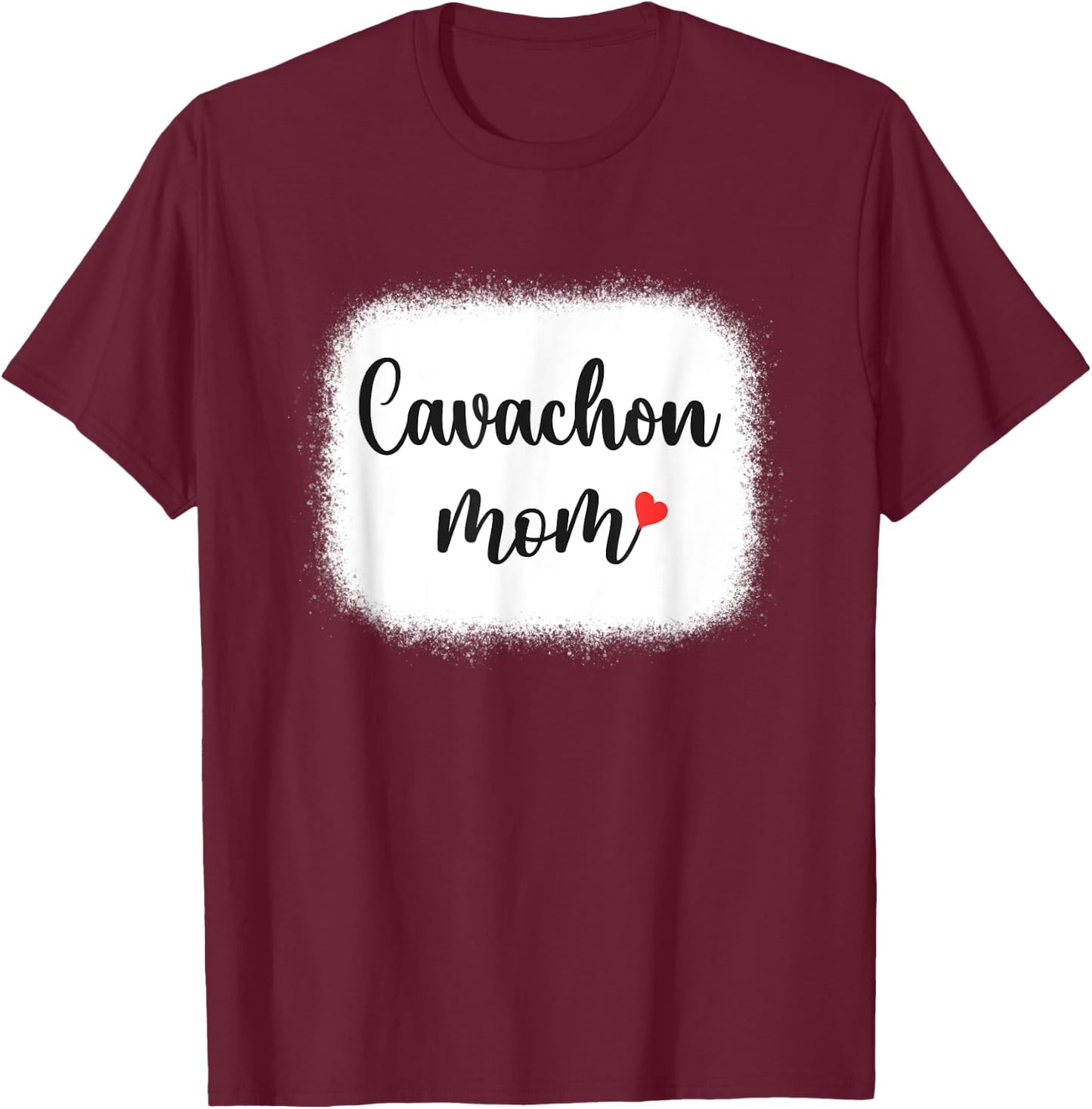 Cavachon Dog Mom Cavachon Lovers Gift T-Shirt - T-Shirt | Maroon