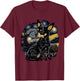 Black Chihuahua Starry Night Van Gogh Colorful T-Shirt - T-Shirt | Maroon