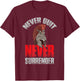 Spartan Helmet Ancient Greece Warrior Gladiator T-Shirt - T-Shirt | Maroon
