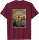 Abbott Elementary Teachers On The Bus Portrait & Logo T-Shirt - T-Shirt | Maroon