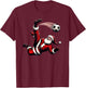 Christmas Soccer Santa Bicycle Kick Xmas Goal Boys Men Fan T-Shirt - T-Shirt | Maroon