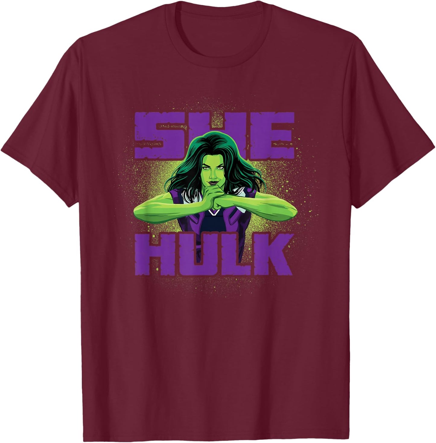 Marvel Studios She-Hulk is Ready for Anything Disney+ T-Shirt - T-Shirt | Maroon