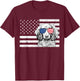 Dachshund Weiner Dog 4th of July US American Flag Patriotic T-Shirt - T-Shirt | Maroon