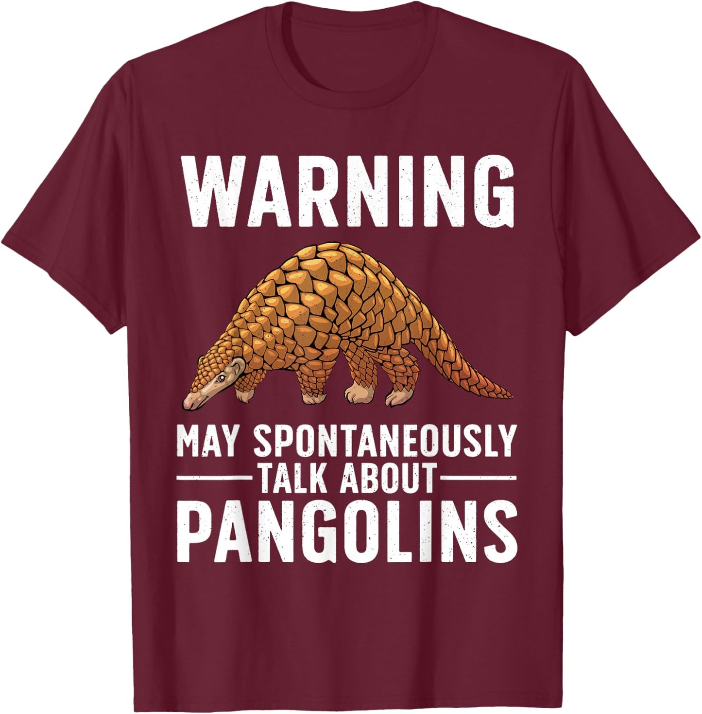Cool Pangolin Women Save Pangolins Anteater Animal T-Shirt - T-Shirt | Maroon