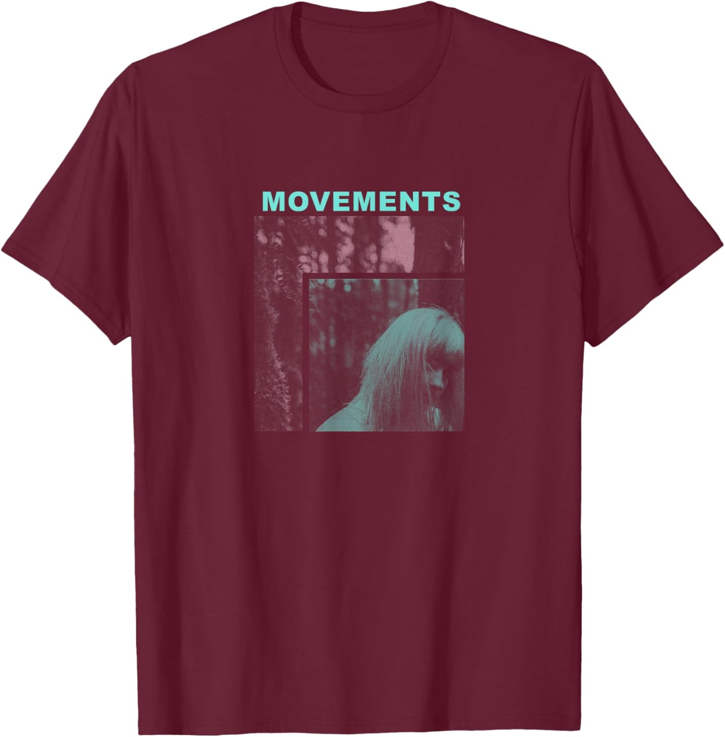Movements - Feel Something Cover T-Shirt - T-Shirt | Maroon
