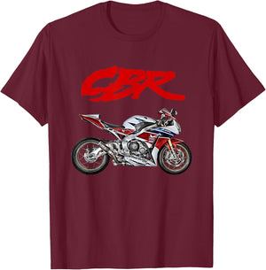 CBR,Motorcycle,Motorbike,Road Racing,Biker,Sportsbike,CBR T-Shirt - T-Shirt | Maroon
