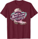 Boots and Bling Cowgirl Things Cute Western Country Rodeo T-Shirt - T-Shirt | Maroon